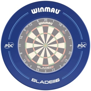 Protectie perete Dartsboard Winmau Blade 6 PDC Albastru - Img 2