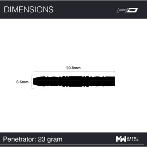 Sageti steel darts Penetrator 4 23 g- Editie aniversara 50 ani - Img 4