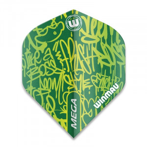 Set 3 Fluturasi Darts Winmau Mega Standard Verde - Like a Boss - Img 3