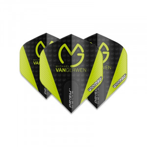 Set 3 Fluturasi Darts Winmau MVG Prism Delta Standard-Black & Green - Img 2