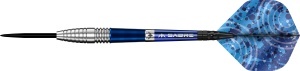 Set 3 Sageti Darts Archie Self - Vârf de Oțel - 90% Tungsten - Albastru și Argintiu - Img 6