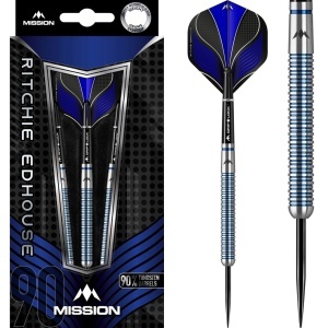 Set 3 Sageti Darts Mission Ritchie Edhouse Blue, 90% Tungsten
