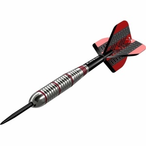 Set 3 Sageti Darts Mission Rogue Brass Argintiu & Rosu, 22 g - Img 2