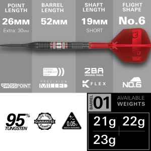 Set 3 Sageti Gabriel Clemens 95K, 95% Tungsten SP - Img 6