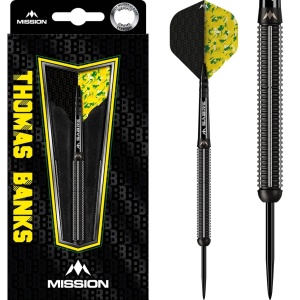 Set 3 Sageti Mission Thomas Banks Steel Tip 90%, Black PVD - Img 1