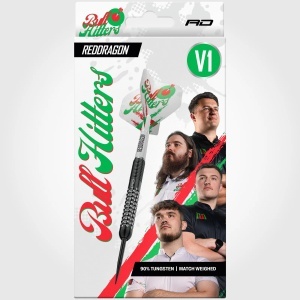 Set 3 Sageti Steel Darts Red Dragon Bullhitter, 90% tungsten, 23 g - Img 4