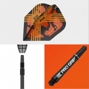 Set 3 Sageti steel Raymond Van Barneveld RVB 95 GEN 3 SP, 95% Tungsten - Img 5