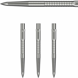 Set 3 varfuri Caliburn EVO Dart - Micro Grip - Argintiu - Img 3