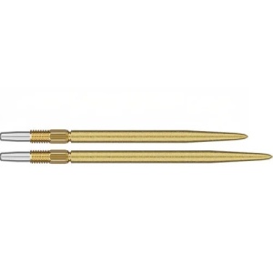 Set 3 Varfuri darts SWISS SLK Auriu 42 mm - Img 2