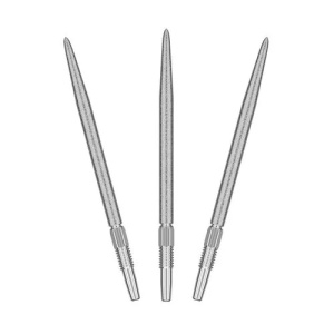 Set 3 Varfuri darts SWISS SLK Silver 30 mm