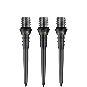 Set 3 Varfuri Mission Pro Titan pentru sageti Soft tip Canelate Negru 34 mm - Img 1