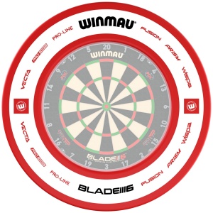 Protectie perete Dartsboard Winmau Pro-Line 2.0 Rosu - Img 5
