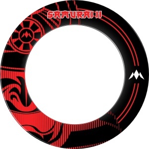 Protectie Perete pentru tabla de darts Mission Samurai II Professional - Roșu - Img 6