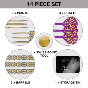Sageti steel darts Lucke Littler G1 Prodigy 90%, SP - Img 6