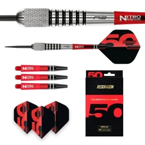 Sageti steel darts Torpedo 2, 24 g - Editie Aniversara 50 ani - Img 6