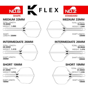 Set 3 Fluturasi Darts Target Japan K-Flex Haruki Muramatsu Rising Sun White NO6 - Img 7