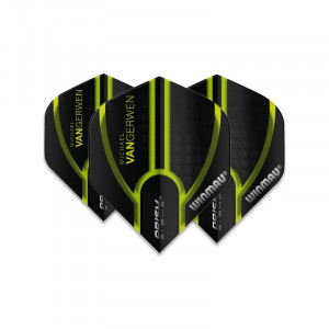 Set 3 Fluturasi Darts Winmau MVG Prism Alpha Standard-Black & Green - Img 2