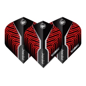 Set 3 Fluturasi Darts Winmau Prism Delta Standard Kairos Rosu - Img 3