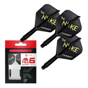Set 3 Fluturasi K-Flex nr 6 Luke The Nuke Littler Negru - Img 6