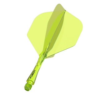 Set 3 Fluturasi Winmau Fusion Galben Neon Standard Nr 2
