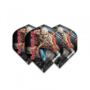 Set 3 Fluturasi Winmau Rhino Rock Legends Iron Maiden Trooper - Img 2