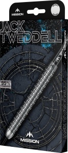 Set 3 Sageti Darts Jack Tweddell - Vârf de Oțel - 95% Tungsten - Argintii - Img 3