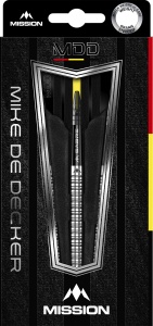 Set 3 Sageti Darts Mission Mike De Decker 95% Tungsten Silver - Img 4