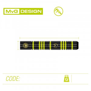 Set 3 Sageti Darts MVG Ambition Brass - Img 3