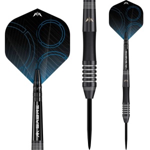 Set 3 Sageti Mission Precision Darts, Steel Tip 90% Tungsten, Black PVD - Img 7
