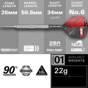 Set 3 Sageti Sebastian Bialecki 90% Tungsten SP, 22 g - Img 6