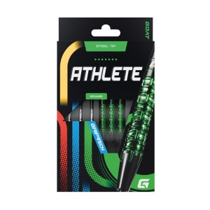 Set 3 Sageti steel darts GOAT Athlete Brass Green, 10 g - Img 5