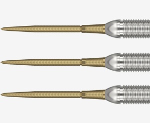Set 3 Varfuri darts SWISS Storm Nano Auriu - 30 mm - Img 3