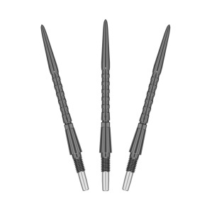 Set 3 Varfuri darts SWISS Storm Surge Black - 35 mm - Img 1