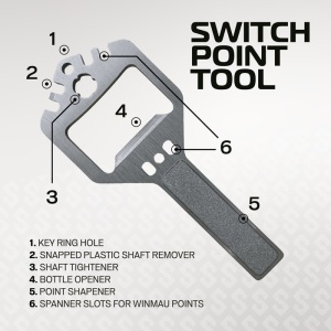 Set 3 Varfuri Switch Wave Winmau - Img 5