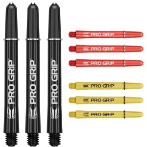 Set 9 Tije Pro Grip Negru/Rosu/Galben (3 seturi) - Img 5