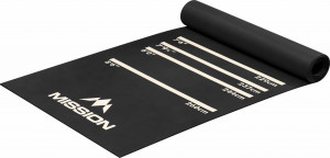 Covor profesional pentru darts din cauciuc Mission - Img 1