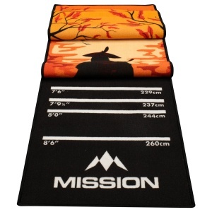 Covoraș pentru darts Mission Carpet - Antiderapant - Ronin - Img 5