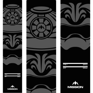 Covoraș pentru darts Mission Carpet - Antiderapant - Samurai