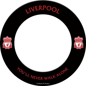 Protectie Perete pentru tinta Liverpool FC - Official Licensed - LFC - Negru - Gold Crest - Img 1
