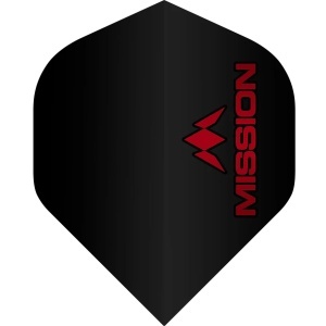 Set 3 Fluturasi cu Logo Mission Negru cu Logo Rosu, nr 2 Std
