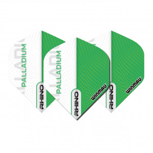Set 3 Fluturasi Darts Rhino 100 Standard Extra Thick Palladium Verde & Alb - Img 3
