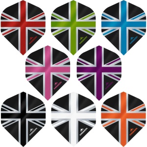 Set 3 Fluturasi Mission AllianceX Union Jack, nr 6 Albastru & Negru - Img 2