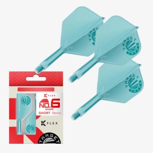 Set 3 Fluturasi Target Japan K-Flex Aqua Logo NO6 - Img 4