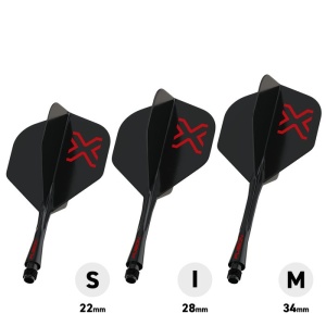 Set 3 Fluturasi Winmau Fusion Blade X Negru Standard Nr 2 - Img 2