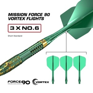 Set 3 Sageti Darts Mission Devon Petersen R2.5, 95% tungsten - Img 2