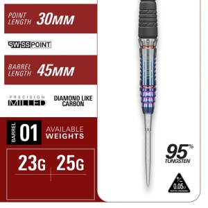 Set 3 Sageti Darts Target Japan Haruki Muramatsu Rising Sun G10 Swiss Point 95% - Img 7