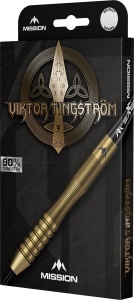 Set 3 Sageti Darts Viktor Tingstrom Darts - Vârf de Oțel - 90% Tungsten - Aur - Img 4