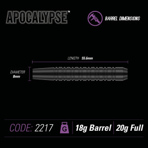 Set 3 Sageti soft darts Apocalypse 20g, brass, model 1 - Img 3