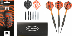 Set 3 Sageti steel darts RVB Brass, 22 g - Img 1