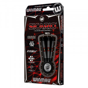 Set 3 Sageti steel darts Sicario, 90% tungsten, var 2 Paralell - Img 3